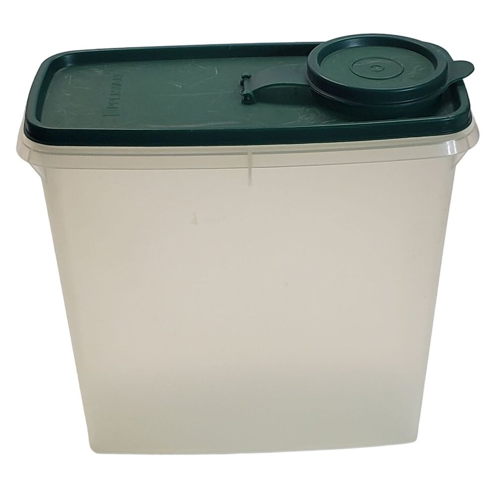 Tupperware Modular Mate Container With Green Lid 13 Cups 469-5 Two Piece
